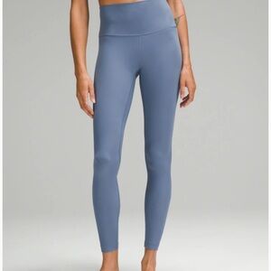 Lululemon Align Ribbed High-Rise Leggings Size 8 Blue